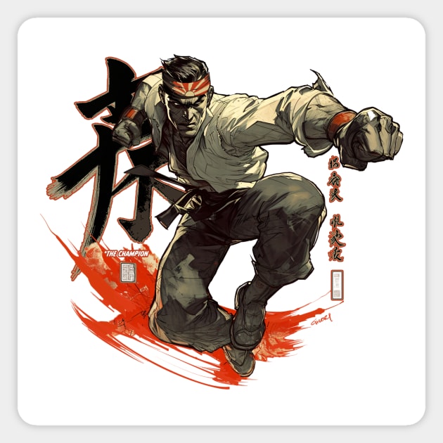 UDON Champion II Sticker by ghori